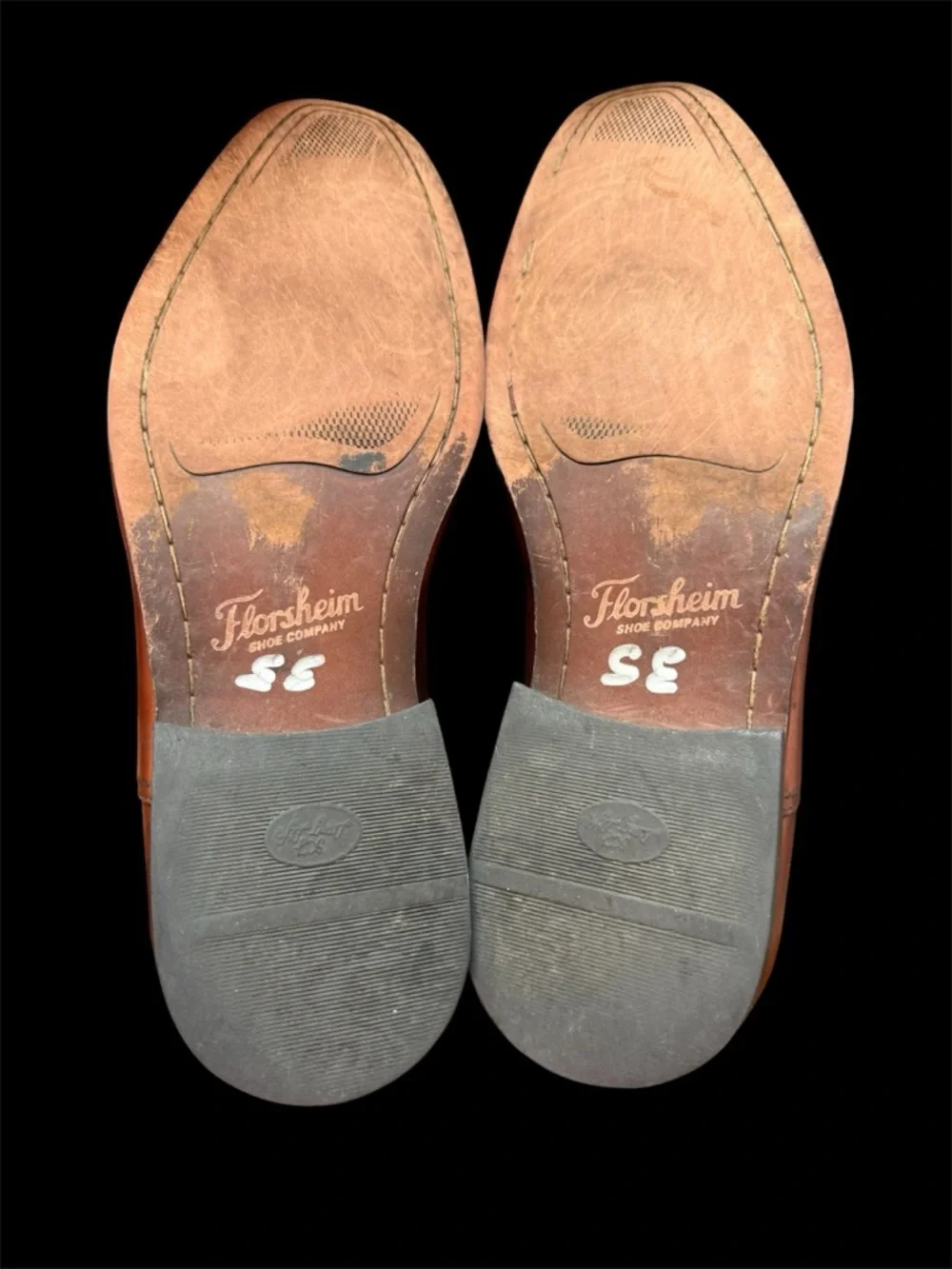 Florsheim Chestnut Brown Cap-Toe Oxford Dress Shoes‎